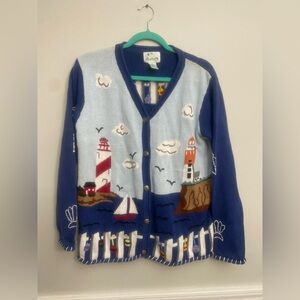 Vintage Knit Lighthouse Cardigan